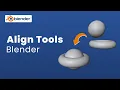 How to Align Two Objects in Blender Blender Align Tools Tutorial