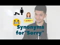 Synonyms for Sorry