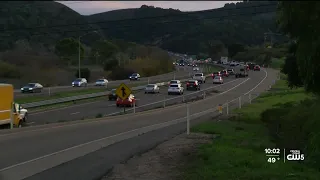 Interstate 5 closure creates heavy traffic on highway 101