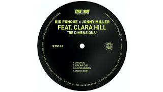 kid fonque x jonny miller be dimensions ft clara hill instrumental mix