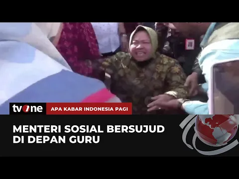 Mensos Risma Sempat Debat hingga Sujud di Depan Guru SLB