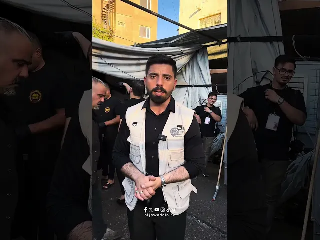 ⁣مضيف العتبة الكاظمية المقدسة في النجف الأشرف كعادته في خدمة اهل البيت (عليه السلام)