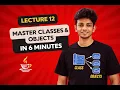 Java Classes Objects in 6 Minutes Easy Explanation Code Demo Lec 12 Tamil