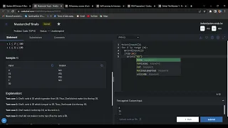 Masterchef finals Codechef Solution Starter 88 Solution