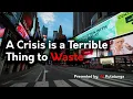 Lagu A Crisis is a Terrible Thing to Waste | AJ Kulatunga
