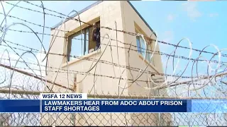 Lawmakers hear from ADOC about prison staff shortages
