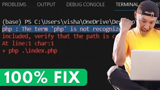 How to Fix PHP is Not Recognized Error in VSCODE 2024 - SOLVED