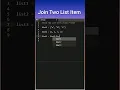 Join Two List Item using Python