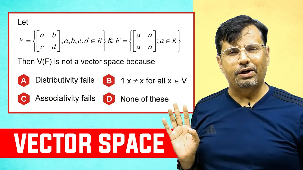 Vector space | Concept & Questions based on Vector Space | MSQs Series By GP Sir