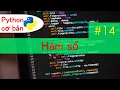 Python co ban Ham so trong Python