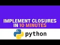 Implement Closures in Python
