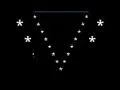V alphabet by stars Python code to print V shape by stars