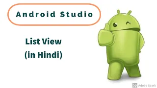 Tutorial-5 Android App Development in Hindi ListView ArrayList Array Adapter