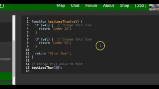 Comparison with the Less Than Operator freeCodeCamp Basic Javascript