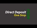 Enrolling in Direct Deposit