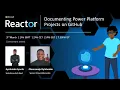 Documenting Power Platform Projects on GitHub