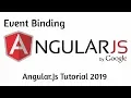 Event Binding in Angular 8 - Angular Tutorial for Beginners 2019