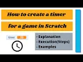 Creating a timer in Scratch Using variables in Scratch
