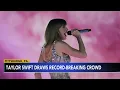 Taylor Swift draws record-breaking crowd at Pittsburgh stadium during Eras Tour concert