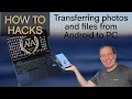 How to transfer pictures and files from an android phone to a PC using a USB Works with tablets too