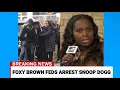 Snoop Dogg Arrested By Feds TMZ Released 2Pac Rico Foxy Brown Footage Suspect Captured Near Highway