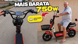 Comprei a BICICLETA ELÉTRICA DE 750W mais barata do Brasil (Cavalleta C2) sobe morro????