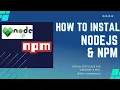 How to Download and Install Node js and NPM Step by Step Guide