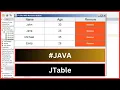 Java Project Tutorial How To Create a JTable with Remove Button
