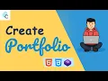 Create a Portfolio using HTML CSS and Bootstrap