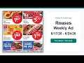 Rouses Weekly Ad 26 - 26 Top Deals