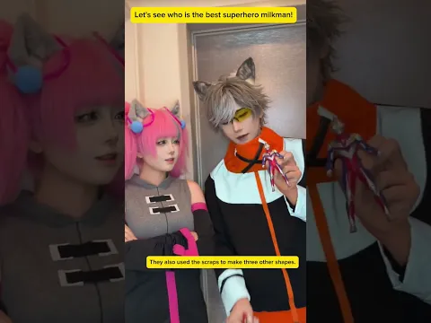 The superhero is broken, who is the best at fixing him? 😂😂 #cosplay