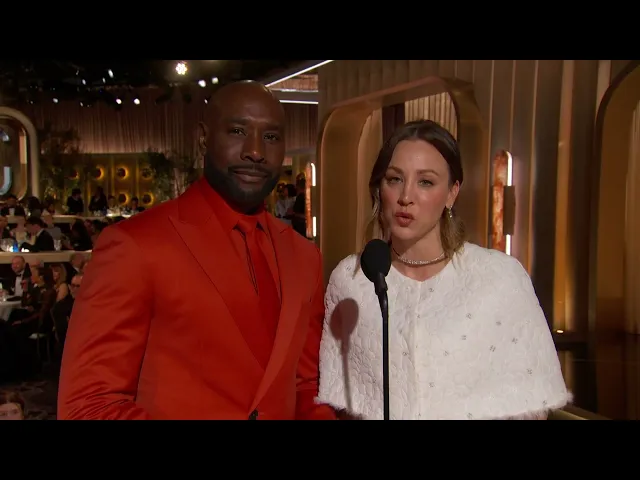 Golden Globes 2025 | Morris Chestnut e Kaley Cuoco presentano la migliore sceneggiatura - Film