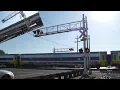 Download Lagu Amtrak San Joaquins 711 \u0026 702| Yosemite Blvd. Railroad Crossing *Light Sequence Change* Empire CA