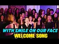 with smile on our face | welcome song | welcome song with smile on your face | #aeoes #welcome