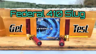 Federal 410 Slug Ballistic Gel Test Review