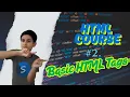 HTML Full course chapter 2 Basic HTML Tags