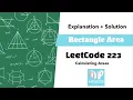 LeetCode 223 Rectangle Area OpHaxor Solution