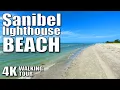 4K Sanibel Lighthouse Beach Sanibel Island Florida Walking Tour Slow TV Ambient