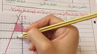 البرمجة الخطية والحل الأمثل للصف الثاني ثانوي 