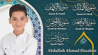 سور النور والخشوع عبدالله أحمد شعبان الكهف الرحمن يس الملك الواقعة QURAN ABDULLAH SHAABAN  سور النور والخشوع عبدالله أحمد شعبان الكهف الرحمن يس الملك الواقعة QURAN ABDULLAH SHAABAN