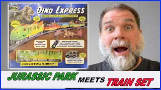 Menards Super Affordable O Gauge Dinosaur Train Set