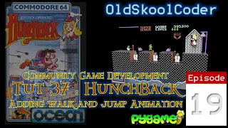 Tutorial 37 19 - Adding Walk and Jump Animation PyGame Python