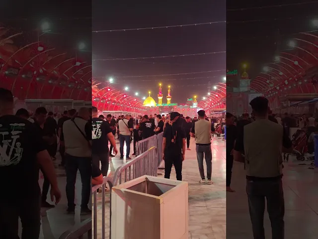 ⁣زرنا عنكم ووضعنا رقعة صاحب الزمان بشباك الحسين نيابة عن كل من أوصانا ونسأل الله القبول