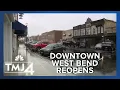 Downtown West Bend reopens after Main Street renovation