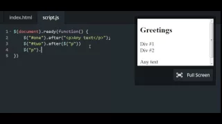 Codecademy jQuery - Removing Elements Walkthrough