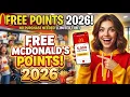 Free McDonald s Food Hack How to get 10K Free McDonalds Points 2026 METHOD