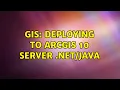 GIS Deploying to ArcGIS 10 Server