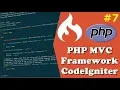 CodeIgniter PHP Tutorial for Beginners Creating user model