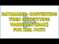 Databases converting then outputting varbinary max FOR XML PATH