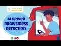 AI Driver Drowsiness Detection System Eye Tracking Yawning Detection Safety AI Project